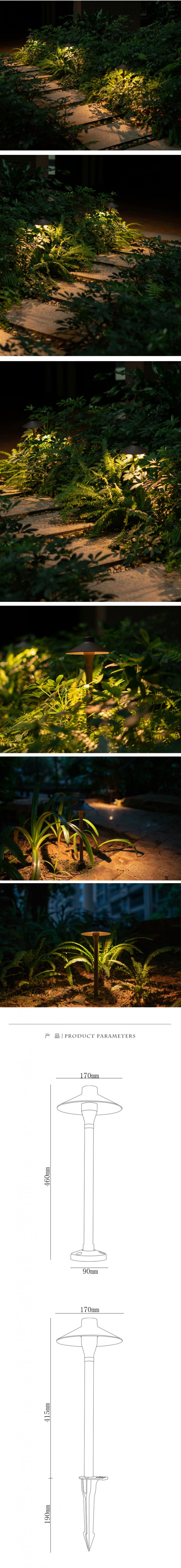 100-240V 옥수수 속 옥외 조경 점화, 온난한 백색 LED 정원 빛