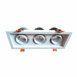 중국 Dimmable 3 머리 LED 천장 램프 Tridonic/Lifud 운전사 Avaialble 협력 업체